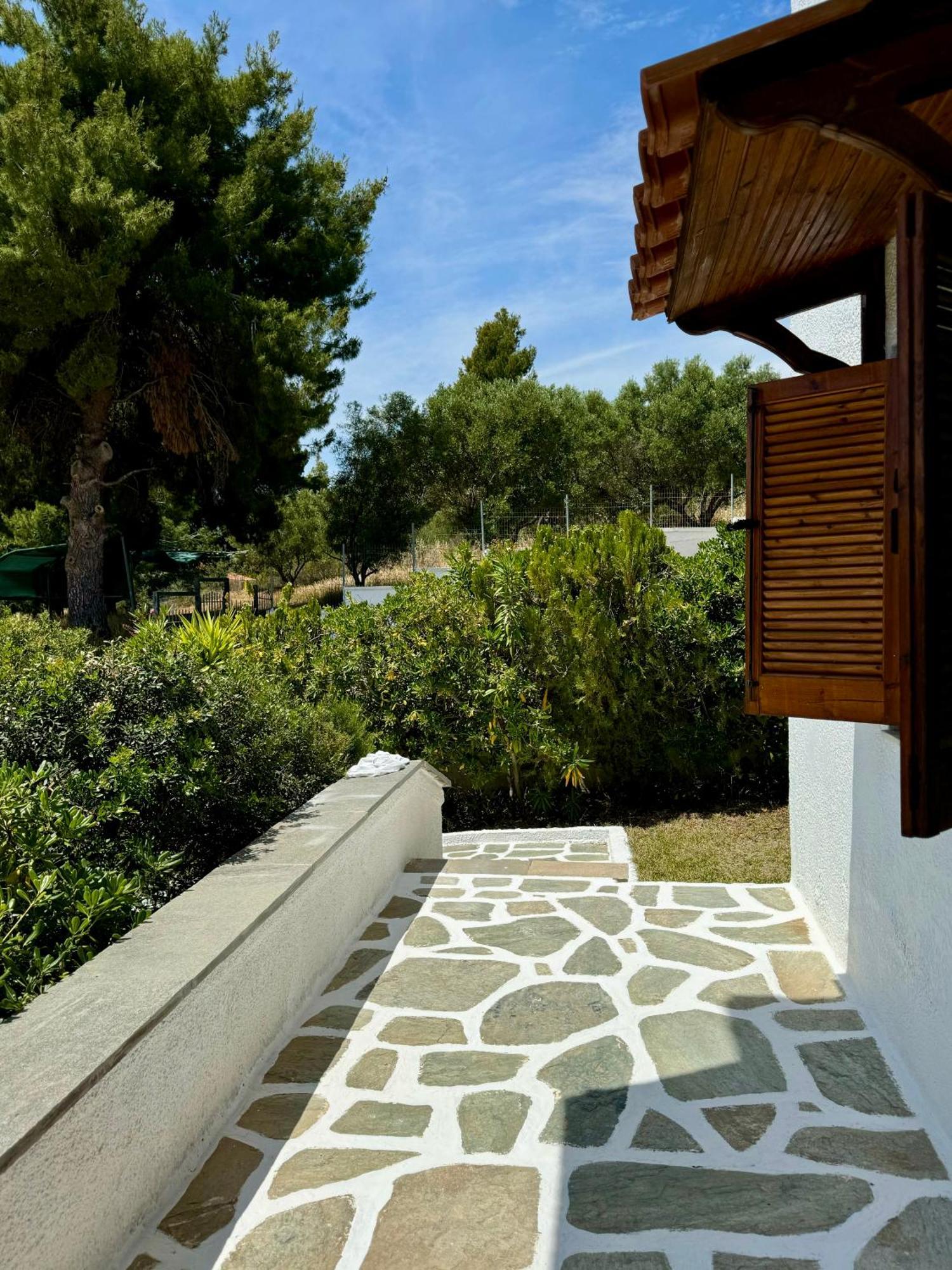 Summer Luxury Villa With Sea View Metamorfosi  Bagian luar foto